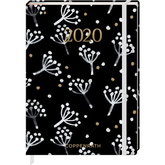 Coppenrath Verlag Jahreskalender: Mein Jahr 2020 (Weiße Blüten)