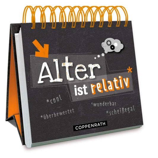 Coppenrath Verlag Kleines Spiralaufstellbuch: Alter ist relativ
