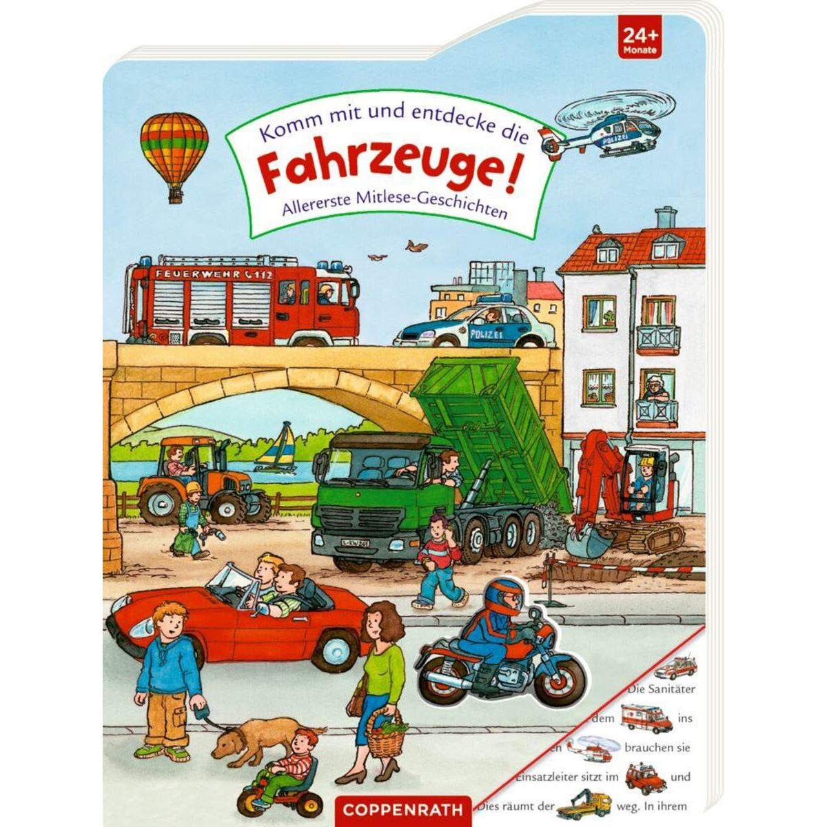 Coppenrath Verlag Komm mit und entdecke die Fahrzeuge! (Mitlesegeschichten)