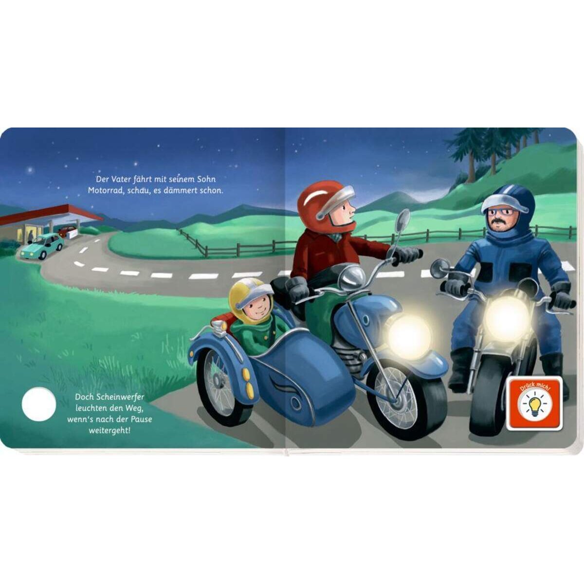 Coppenrath Verlag Licht an, Licht aus: Alle Autos fahren nach Haus
