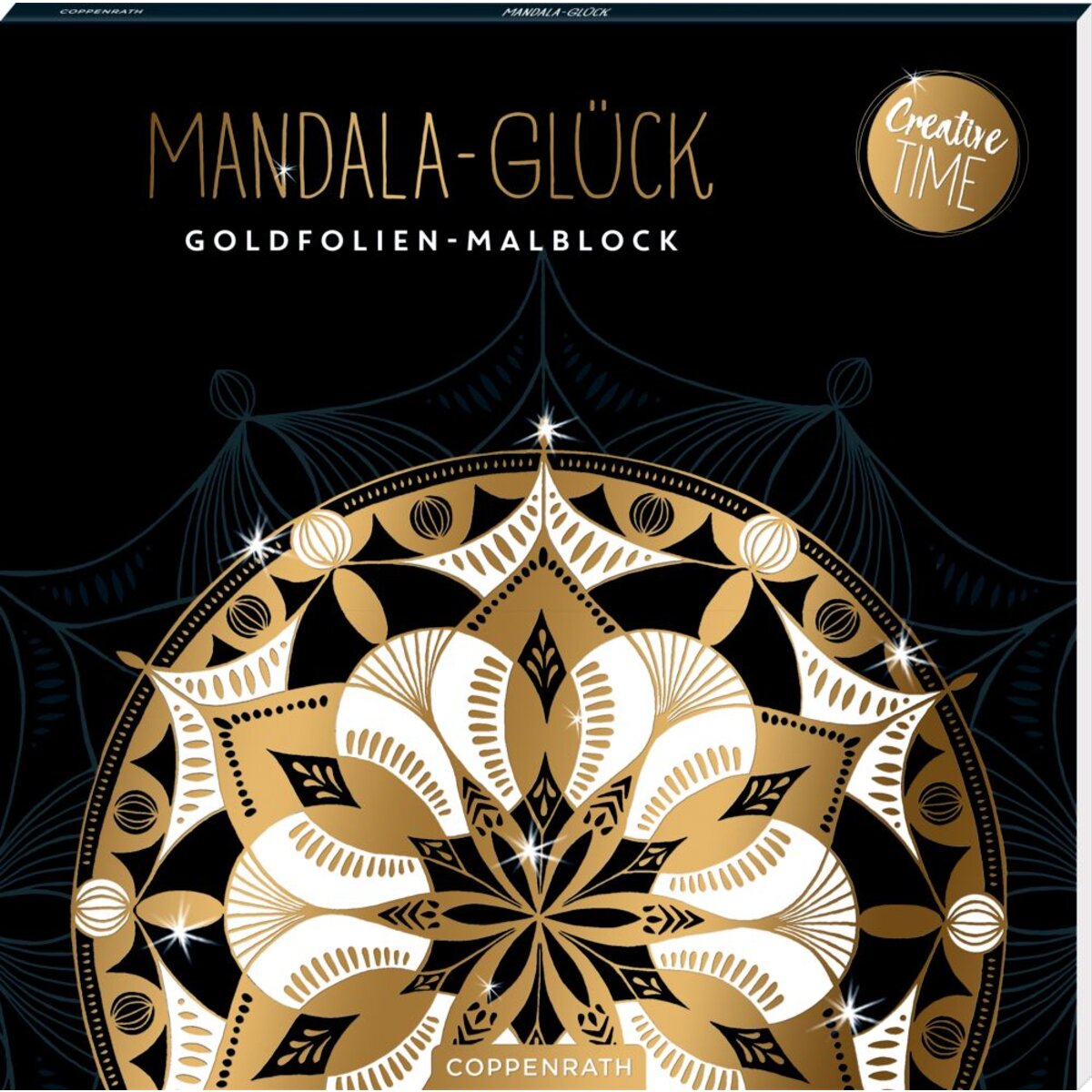 Coppenrath Verlag Mandala-Glück - Goldfolien-Malblock (Creative Time)