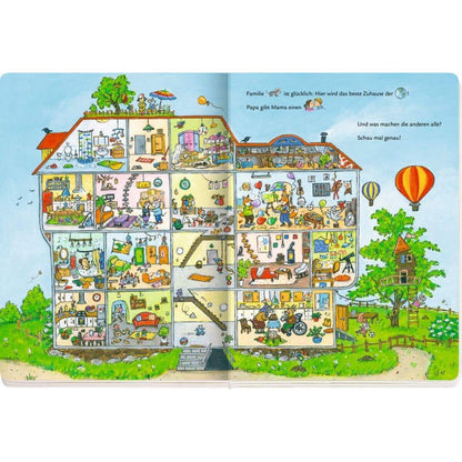 Coppenrath Verlag Mein 1. Wimmelbuch zum Mitlesen: Unser buntes Haus