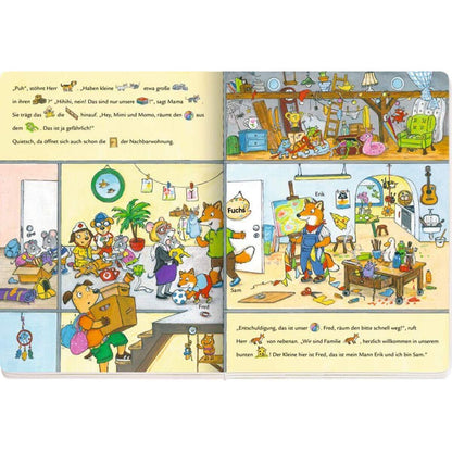 Coppenrath Verlag Mein 1. Wimmelbuch zum Mitlesen: Unser buntes Haus