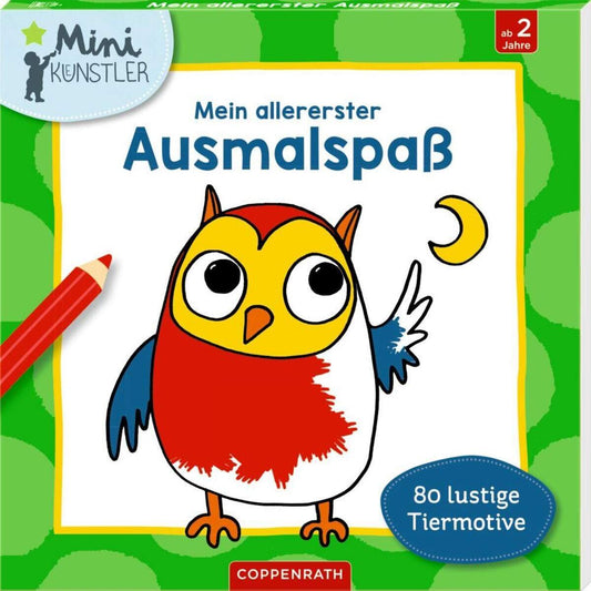 Coppenrath Verlag Mein allererster Ausmalspaß: 80 lustige Tiermotive (Mini-K.)