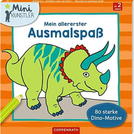 Coppenrath Verlag Mein allererster Ausmalspaß: 80 starke Dino-Motive (Mini-K.)