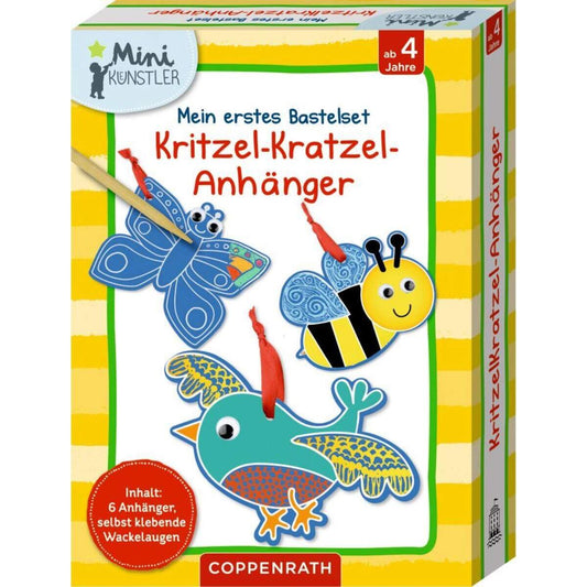 Coppenrath Verlag Mein erstes Bastelset Kritzel-Kratzel-Anhänger