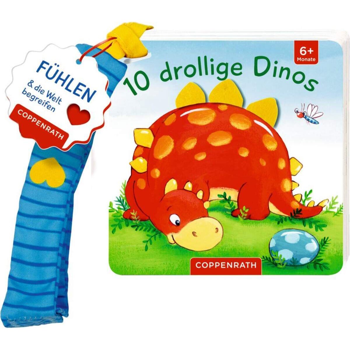 Coppenrath Verlag Mein erstes Fühl-Buch für den Buggy: 10 drollige Dinos