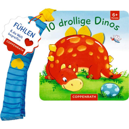 Coppenrath Verlag Mein erstes Fühl-Buch für den Buggy: 10 drollige Dinos