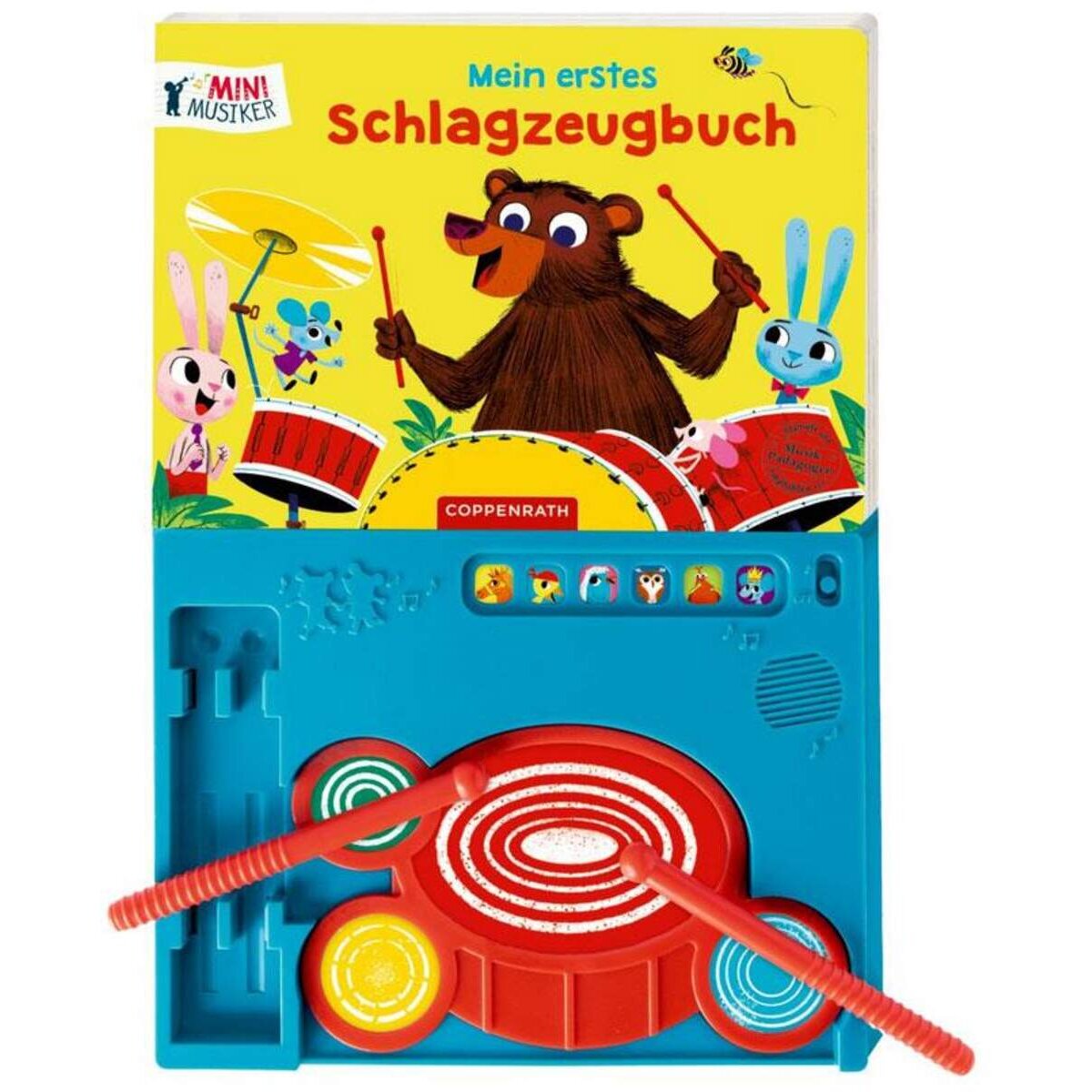 Coppenrath Verlag Mein erstes Schlagzeugbuch (Soundbuch/Mini-Musiker)