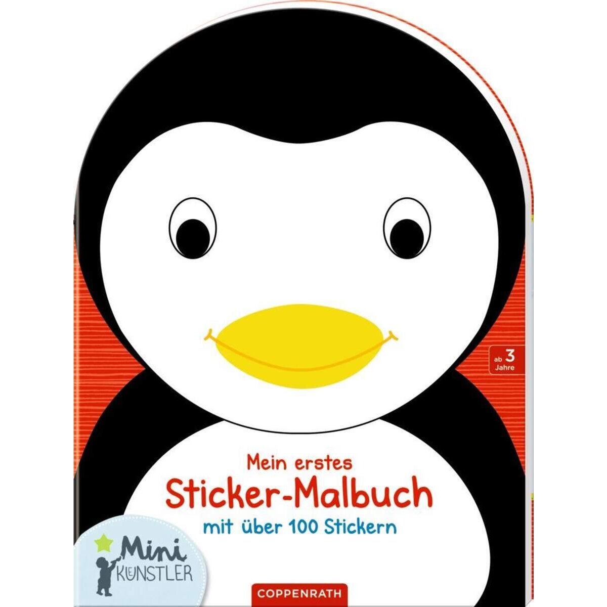 Coppenrath Verlag Mein erstes Sticker-Malbuch: Pinguin (Mini-Künstler)