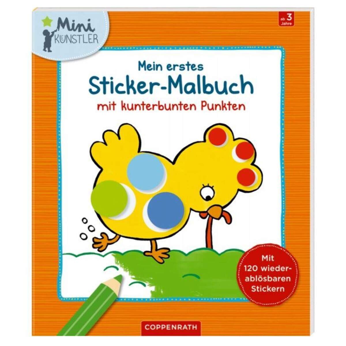 Coppenrath Verlag Mein erstes Sticker-Malbuch mit kunterbunten Punkten