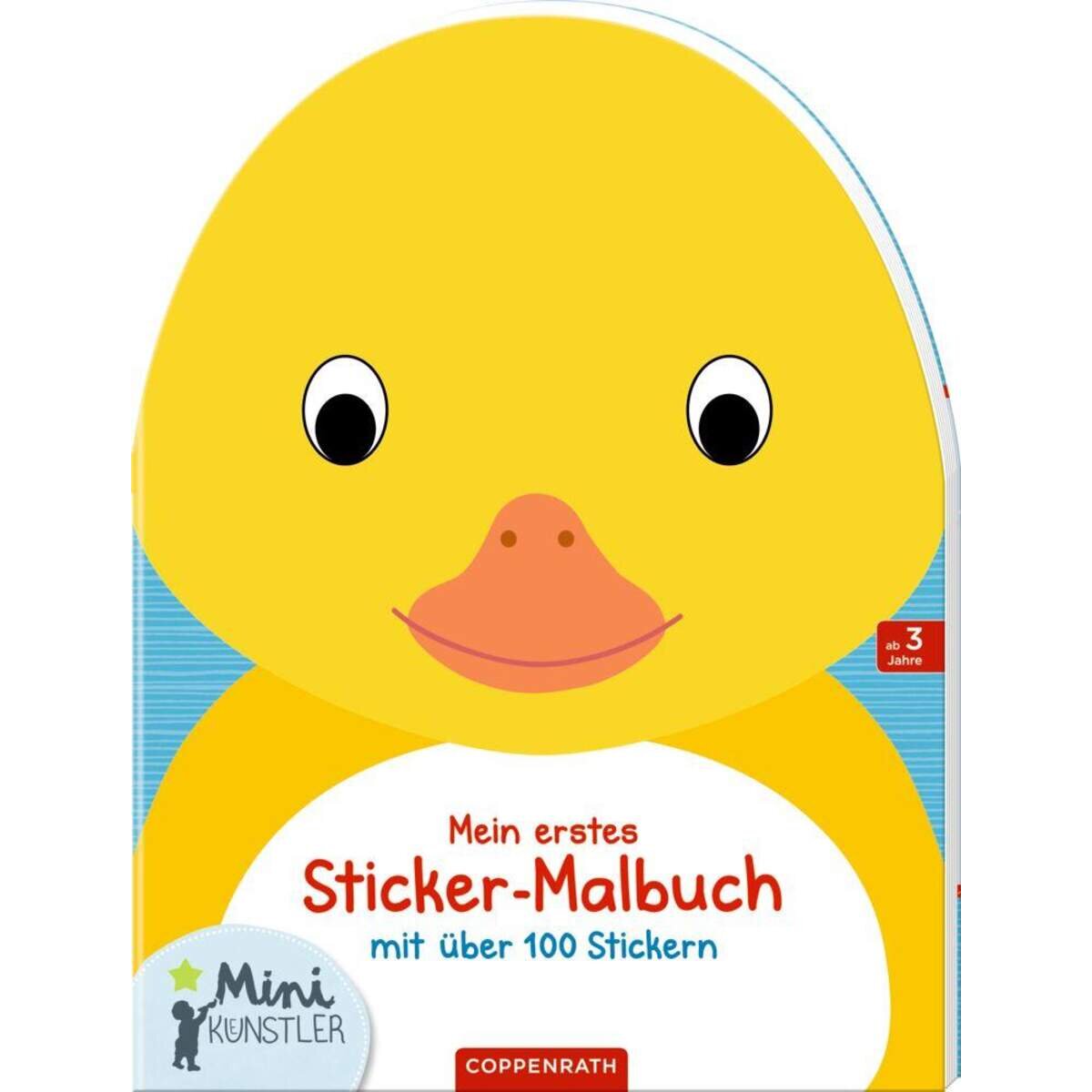 Coppenrath Verlag Mein erstes Sticker-Malbuch: Ente (Mini-Künstler)