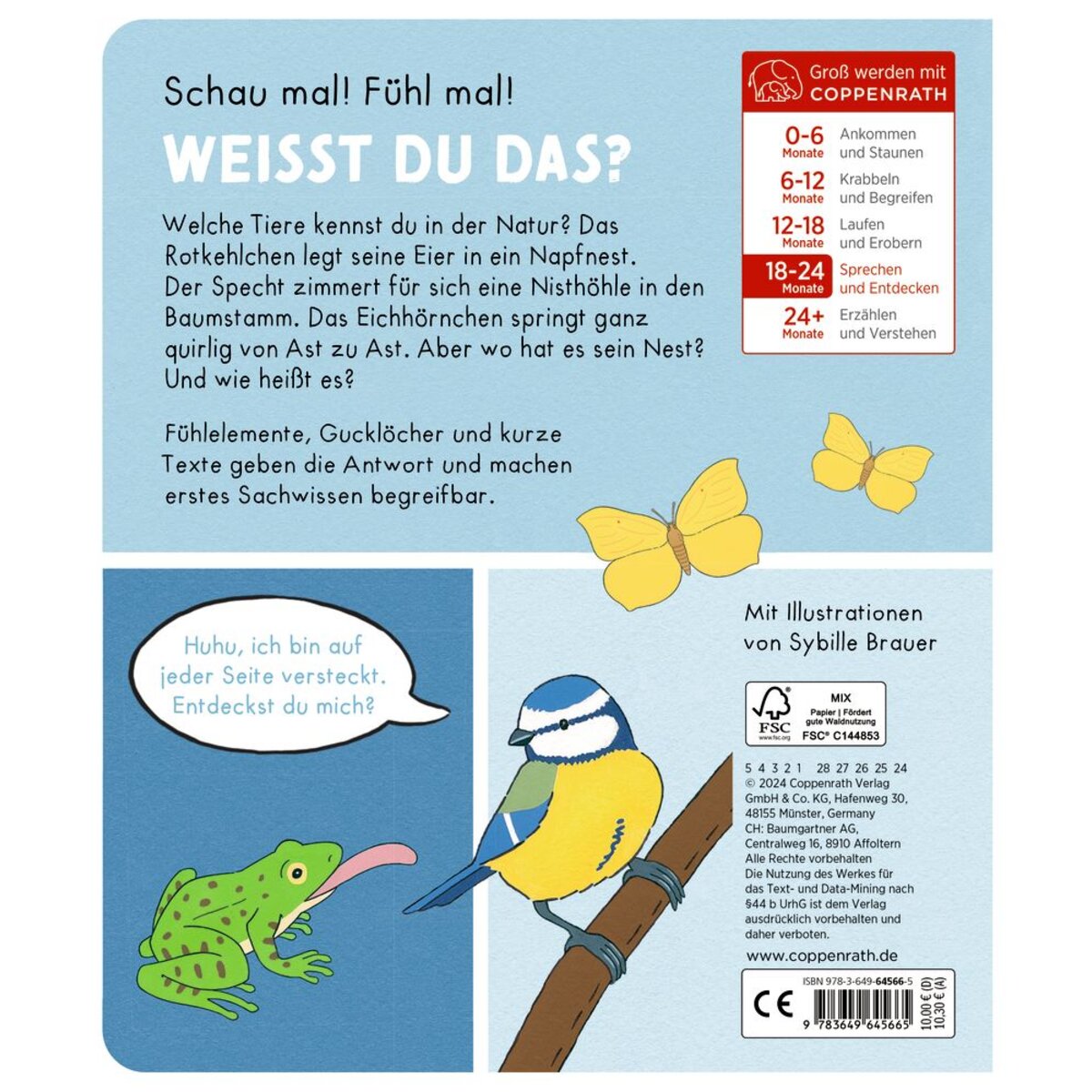 Coppenrath Verlag Mein Fühl-Wörterbuch: In der Natur (Fühlen & begreifen)