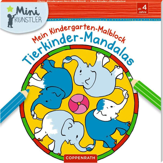 Coppenrath Verlag Mein Kindergarten-Malblock Tierkinder-Mandalas