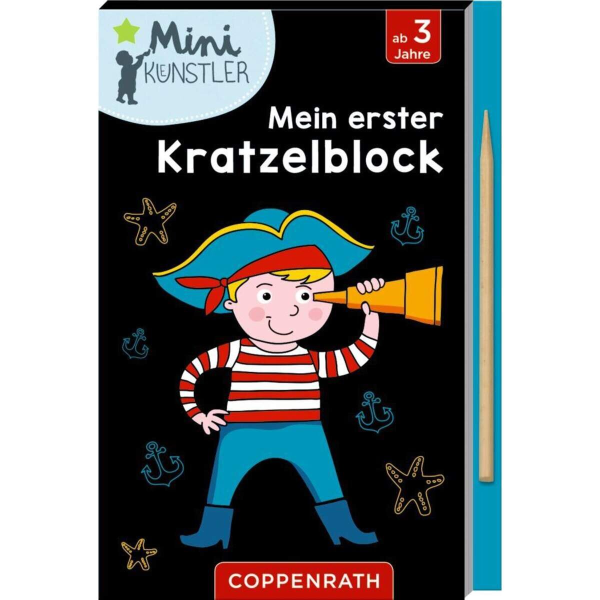 Coppenrath Verlag Meine ersten Kratzelbilder (Mini-Künstler), 1 Stück, 4-fach sortiert