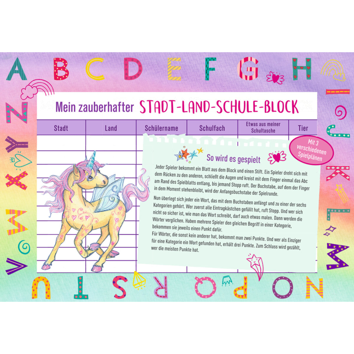 Coppenrath Verlag Meine superschlaue Einhorn Schulstart-Box (Einhorn-Paradies)