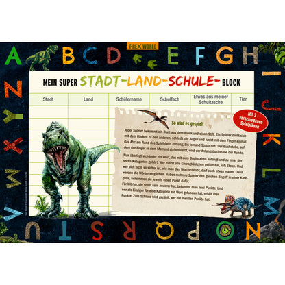 Coppenrath Verlag Meine superschlaue saurierst. Schulstart-Box - T-Rex World