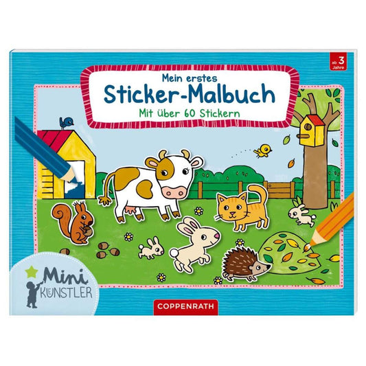 Coppenrath Verlag Mini-Künstler: Mein erstes Sticker-Malbuch