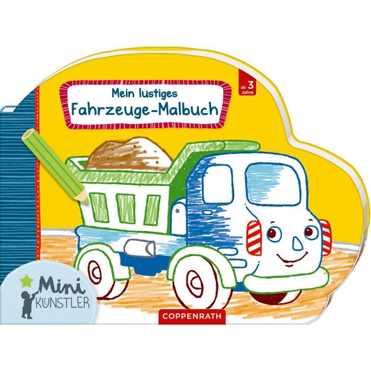 Coppenrath Verlag Mini-Künstler Mein lustiges Fahrzeuge-Malbuch