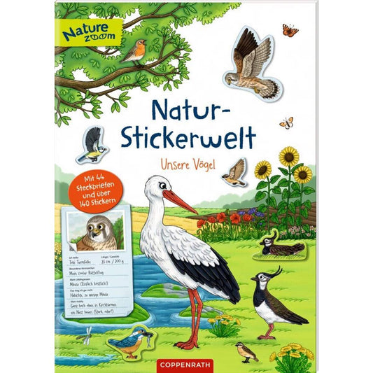 Coppenrath Verlag Natur-Stickerwelt - Unsere Vögel (Nature Zoom)