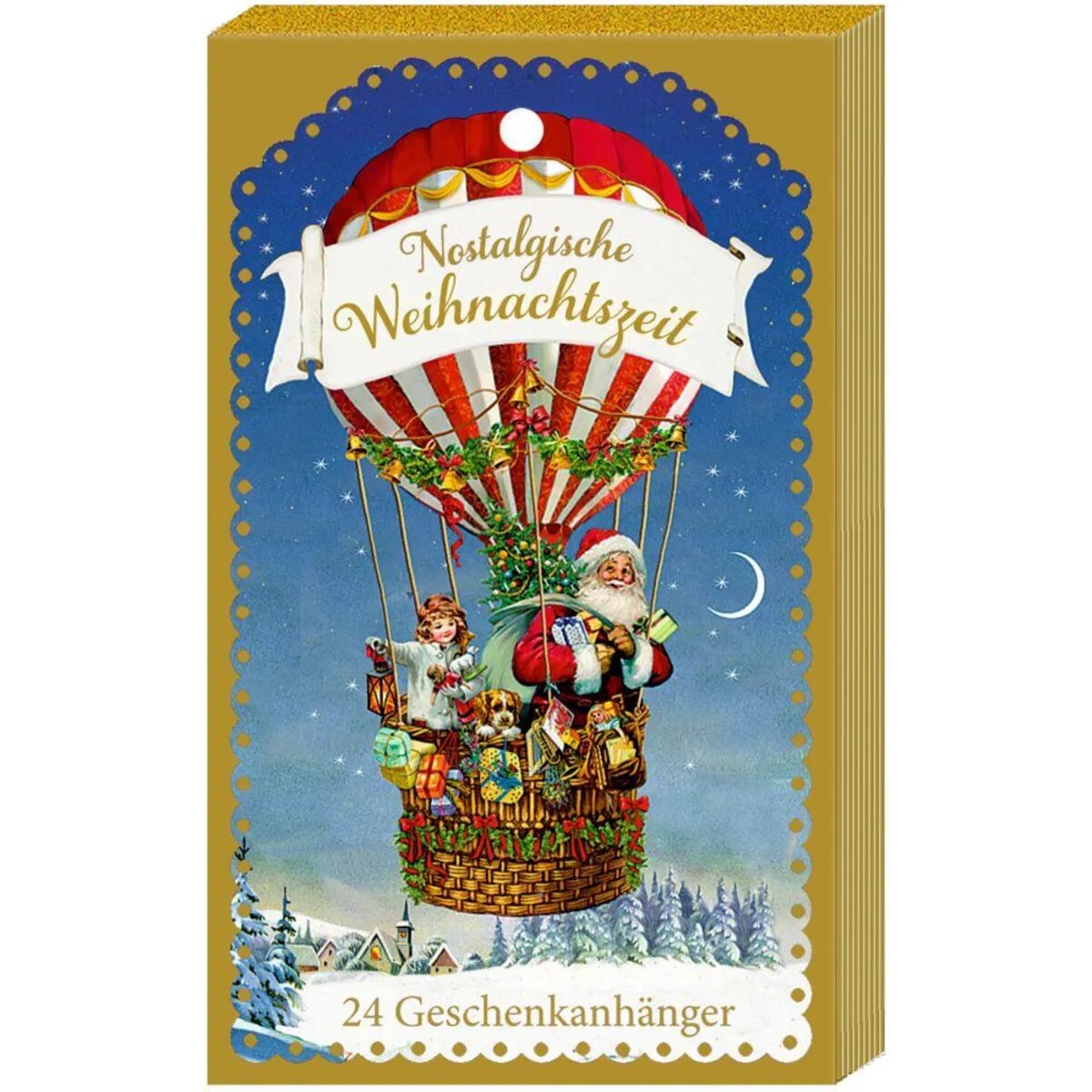 Coppenrath Verlag Nostalgische Weihnachtszeit - 24 Geschenkanh., Adv. (Behr)
