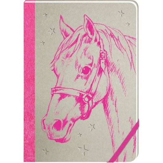 Coppenrath Verlag Notizbuch Pferdefreunde, pink