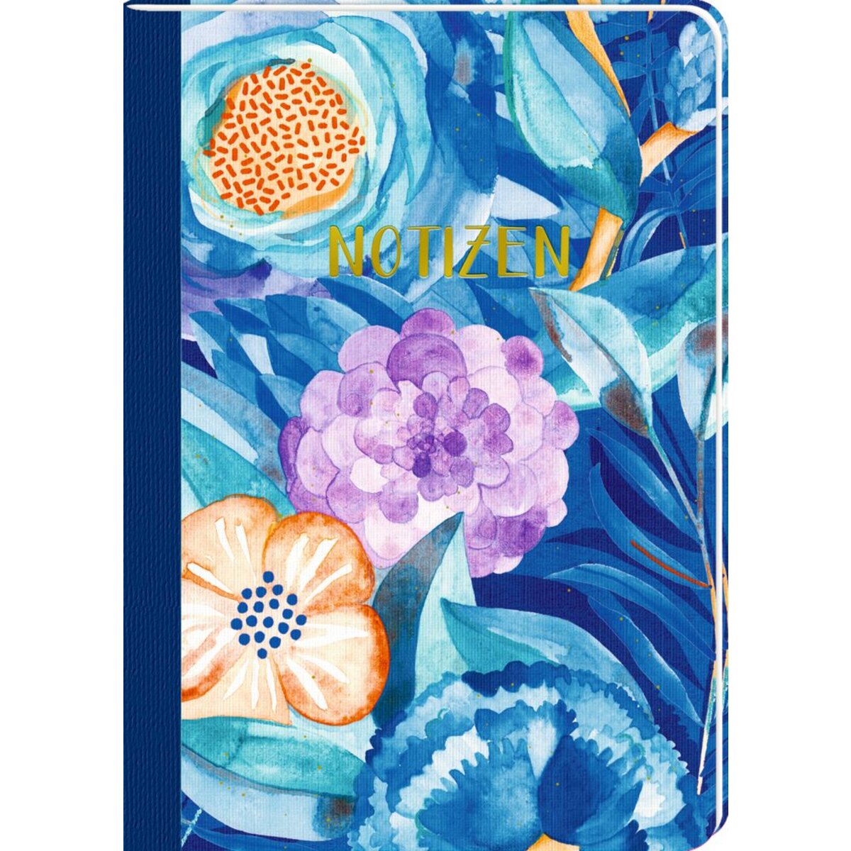 Coppenrath Verlag Notizheft DIN A5 - All about blue, 1 Stück; 6-fach sortiert