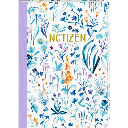 Coppenrath Verlag Notizheft DIN A5 - All about blue, 1 Stück; 6-fach sortiert