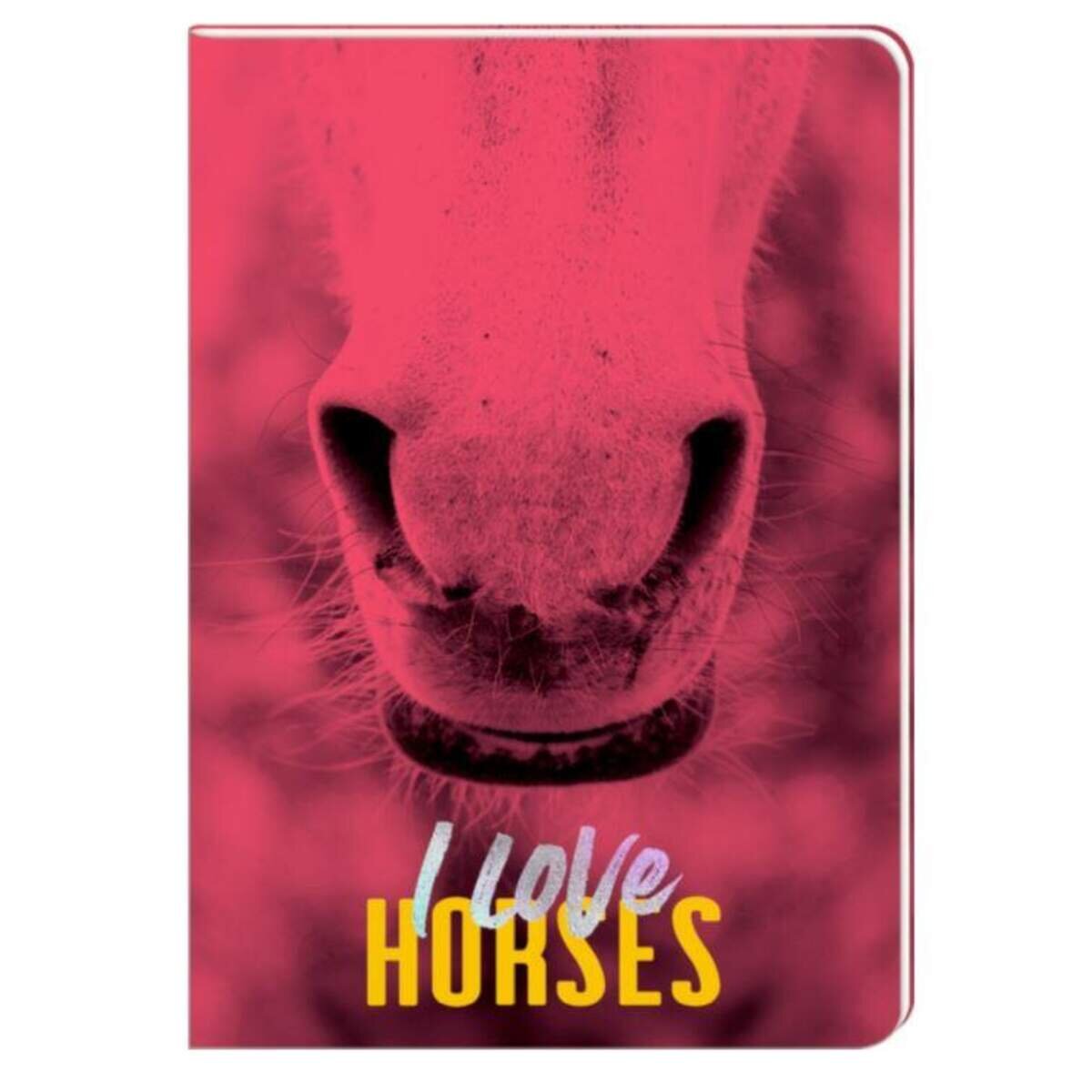 Coppenrath Verlag Notizhefte DIN A5 - I LOVE HORSES, 1 Stück, 3-fach sortiert