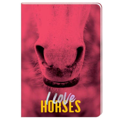 Coppenrath Verlag Notizhefte DIN A5 - I LOVE HORSES, 1 Stück, 3-fach sortiert