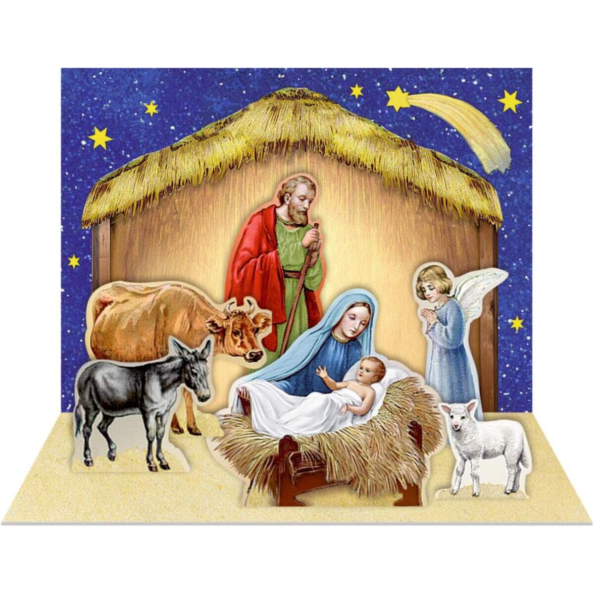 Coppenrath Verlag Pop-up-Schachtel Weihnachtskrippe