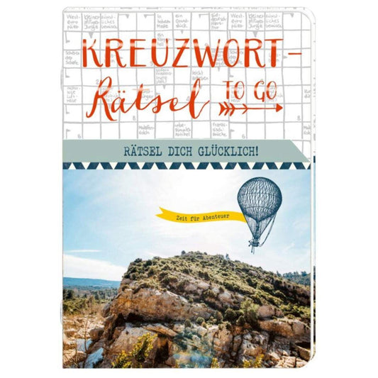 Coppenrath Verlag Rätselheft Kreuzwort-Rätsel to go - Rätsel dich glücklich!