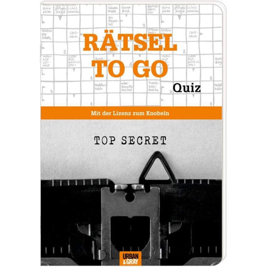 Coppenrath Verlag Rätselheft: Rätsel to go - Quiz (Urban&Gray)