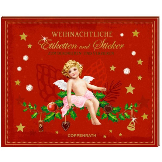 Coppenrath Verlag Stickerbuch - Weihnachtliche Etiketten und Sticker