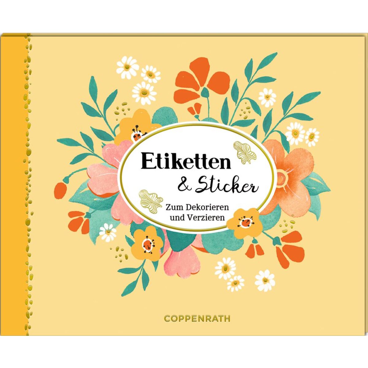 Coppenrath Verlag Stickerbuch - Etiketten & Sticker (Die Seele blüht auf)