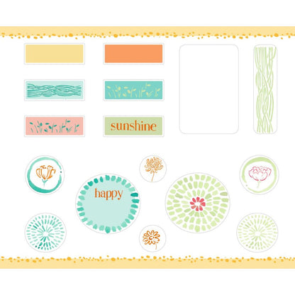 Coppenrath Verlag Stickerbuch - Etiketten & Sticker (Die Seele blüht auf)