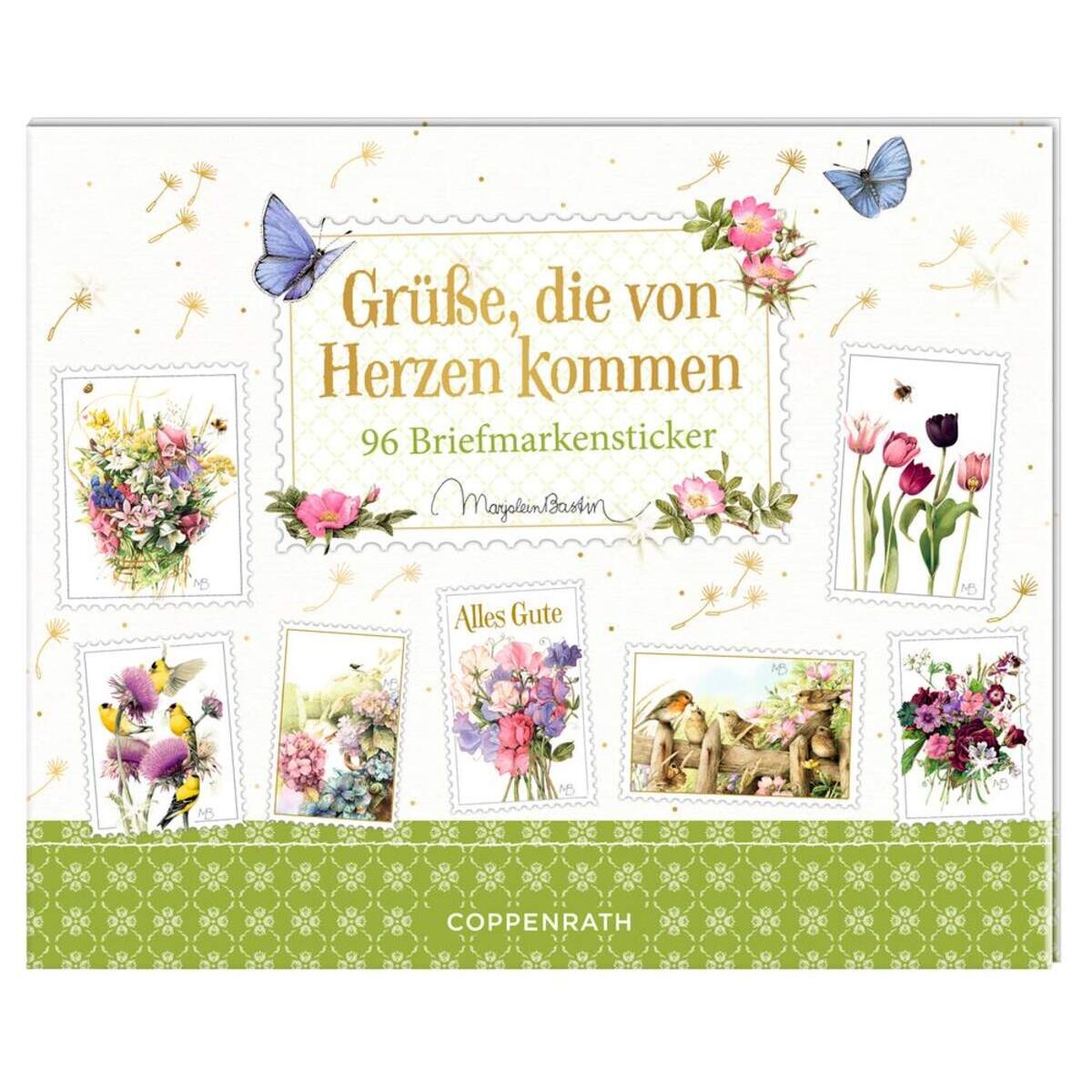 Coppenrath Verlag Stickerbuch Grüße, die von Herzen kommen