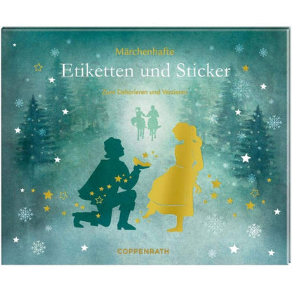 Coppenrath Verlag Stickerbuch Märchenhafte Etiketten u. Sticker (Aschenbrödel)