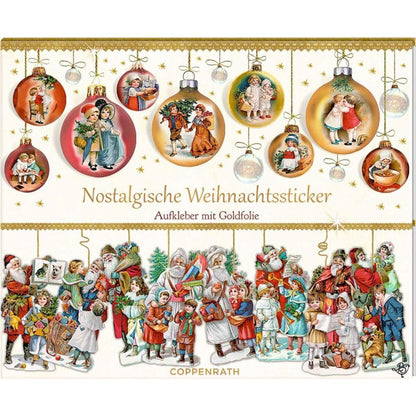 Coppenrath Verlag Stickerbuch Nostalgische Weihnachtssticker