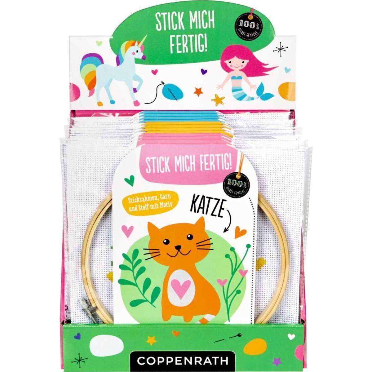 Coppenrath Verlag TA Stick mich fertig! "Katze/Meerjungfr./Einhorn" (3x4 Ex.)