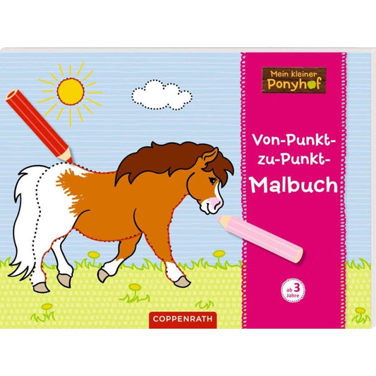 Coppenrath Verlag Von-Punkt-zu-Punkt-Malbuch - Mein kleiner Ponyhof