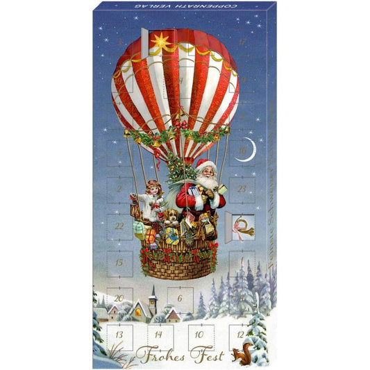Coppenrath Verlag Weihnachtsballon Frohes Fest (Behr), Adventskal.-Schokolade