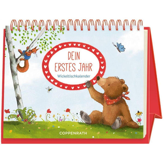Coppenrath Verlag Wickeltischkalender - BabyBär - Dein erstes Jahr