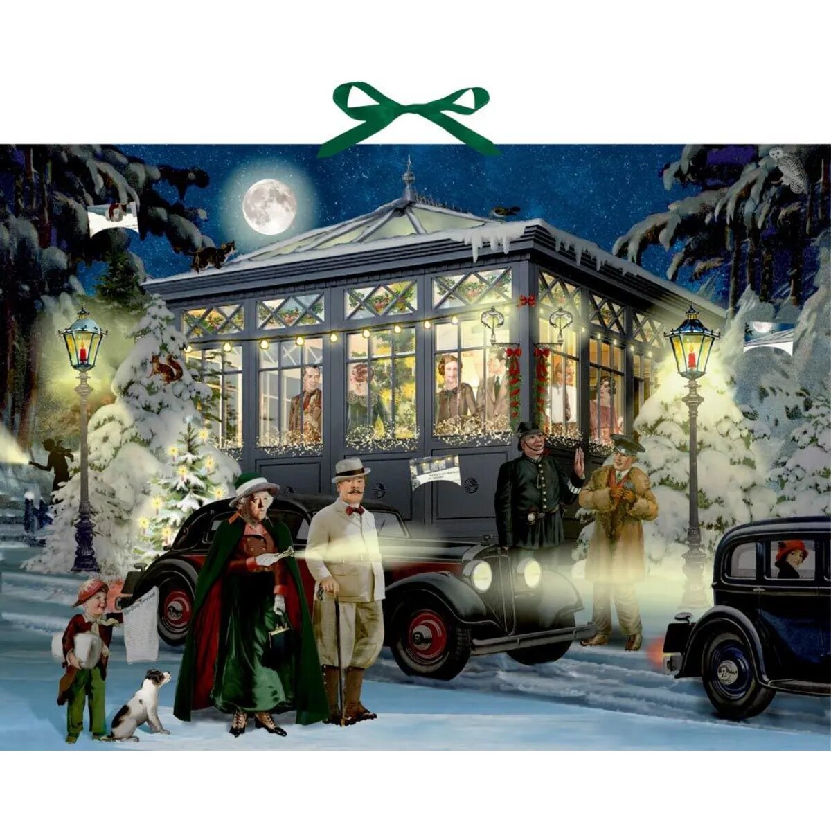 Coppenrath Verlag Zettelkalender - Weihnachten mit Agatha Christie