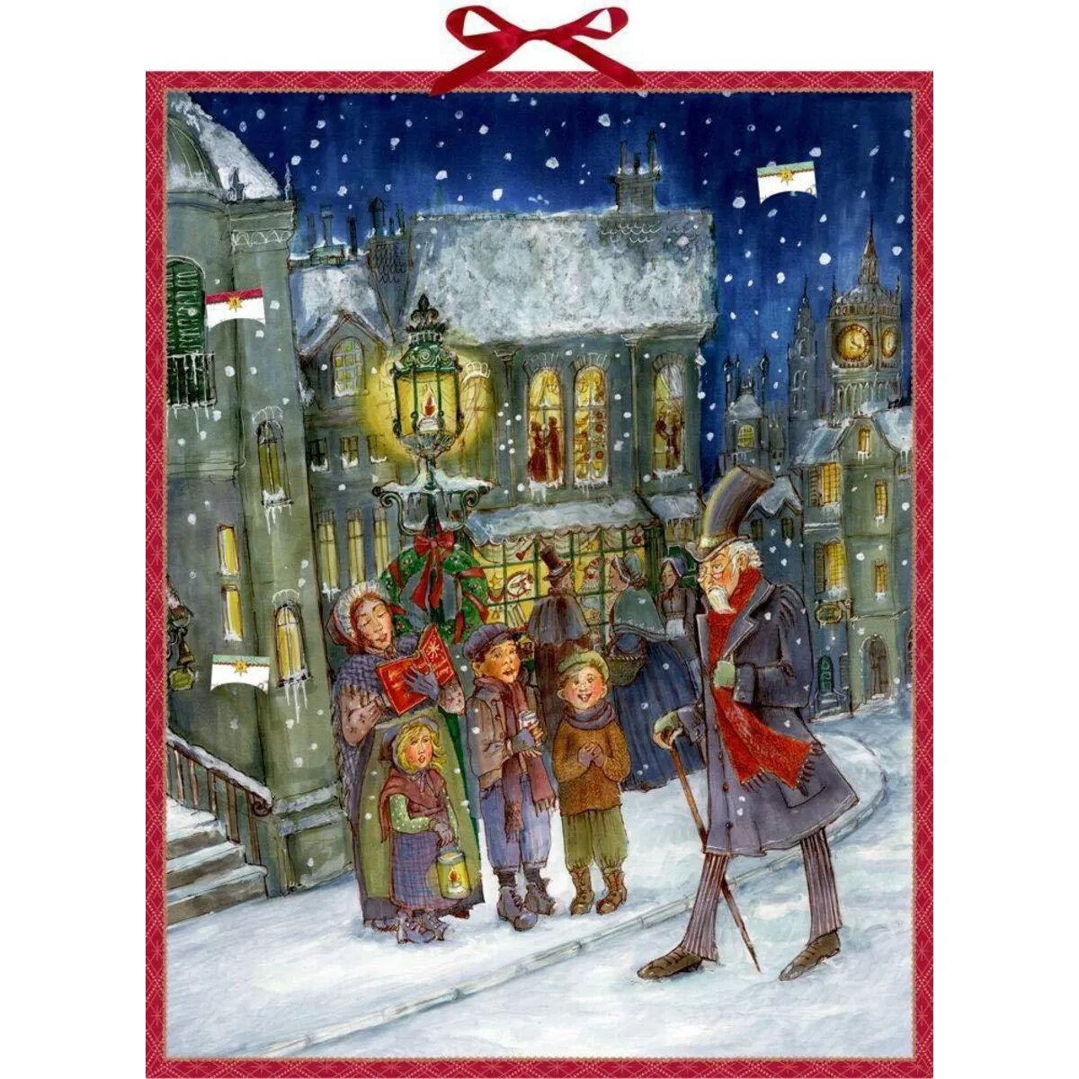 Coppenrath Verlag Zettelkalender - Die Weihnachtsgeschichte von Charles Dickens