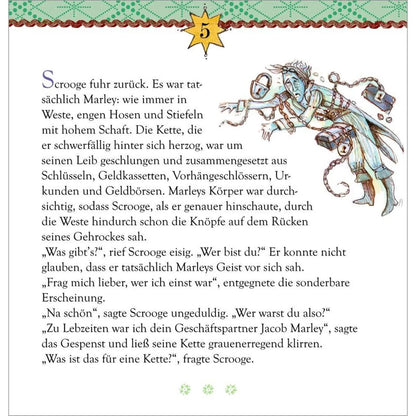 Coppenrath Verlag Zettelkalender - Die Weihnachtsgeschichte von Charles Dickens
