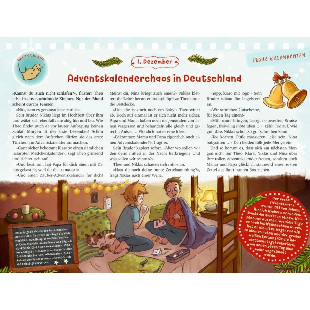 Coppenrath Weihnachten mit Kindern aus aller Welt, Gr. Tisch-Adventskalender