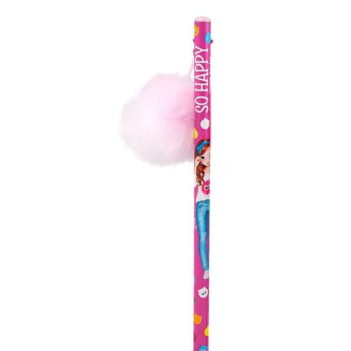 Depesche TOPModel Bleistift mit Puschel So Happy, sortiert