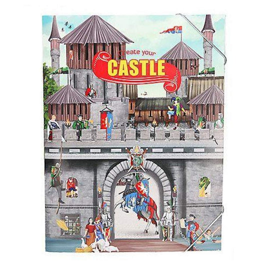 Depesche Create your Castle Malbuch mit Stickern