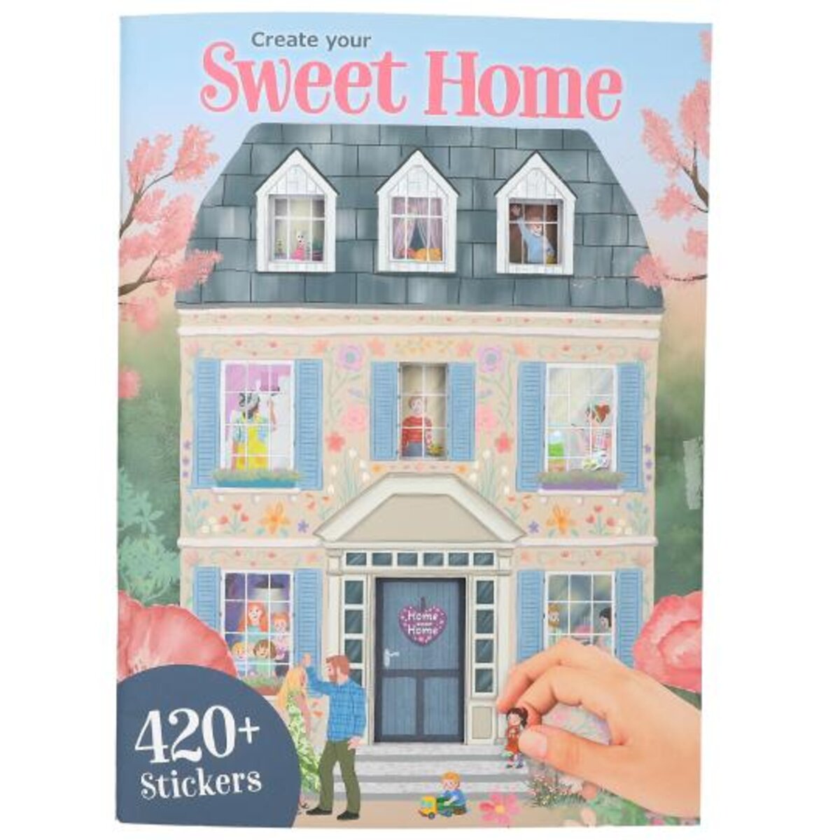 Depesche Create your Sweet Home Stickerbuch mit 420 bunten Stickern